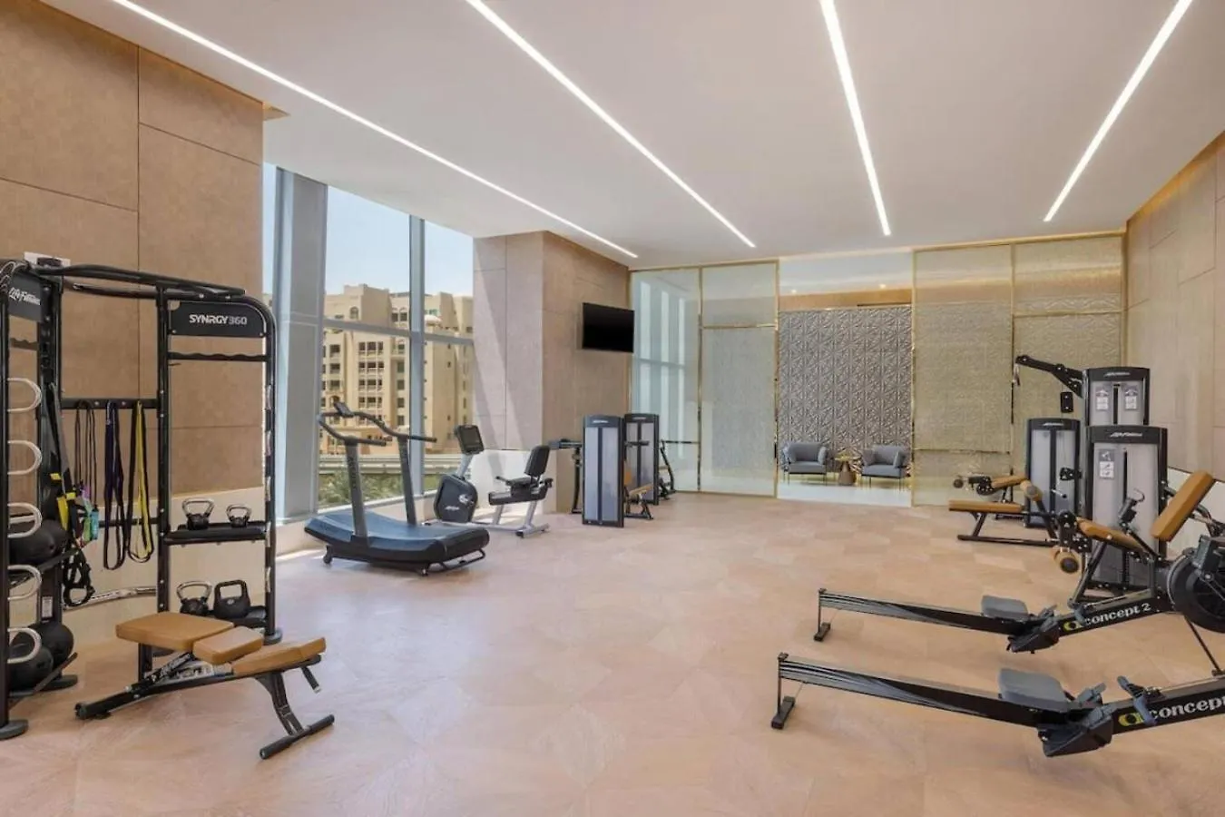 Iconic Views At The Palm Tower Suite Vista Oases Dubaj